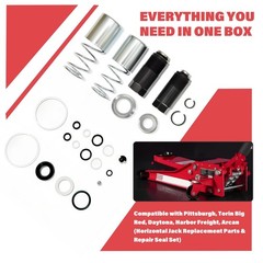 3-Ton Dual Pump Floor Jack Rebuild Kit – Seal & Repair Parts for Horizontal Jack