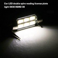 36mm 6000K Pure White LED Bulbs, 9-SMD 5630 Chipsets, Error-Free for Dome Map Li