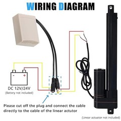 DC 12V 3000N 660lbs Linear Actuator Heavy Duty Stroke 2″~40″ 1000MM Waterproof