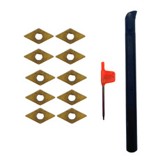 1/2 S12M Lathe Boring Bar Turning Tool Holder DCMT070204 Carbide Insert SDQCR07
