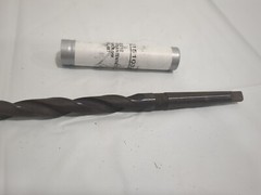 Taper Shank Drill Bit: 1/2" Dia, 1MT, 118 ° Pt HSS 01510320