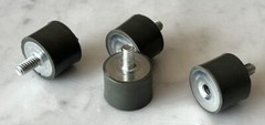 McMaster Carr 9376K74 Vibration Damping Sandwich Mounts 1/4-20 (set of 4)