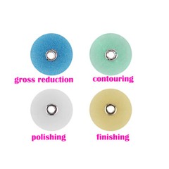 AZDENT Dental Composite Finishing Polishing Disc Metal Bush Contouring Kit