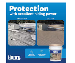 Henry 288 Solar-Flex Tan Acrylic Elastomeric Reflective Roof Coating 4.75 Gal
