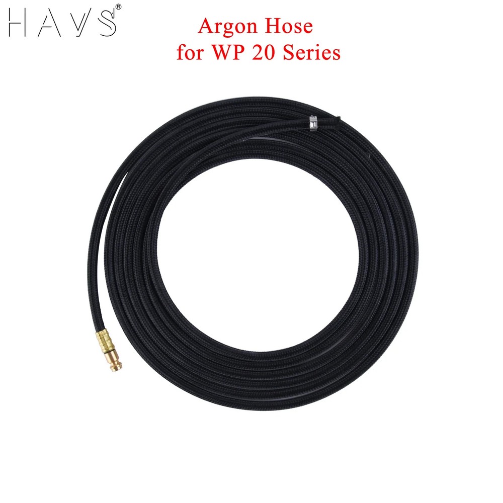 3.8m(12.5ft)/7.6m(25ft) TIG Torch Argon-Cooled Hose for WP 20 Quick Connector