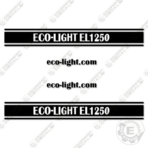 Fits Eco-Light EL1250 Decal Kit Light Tower – 7 YEAR OUTDOOR 3M VINYL!