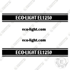 Fits Eco-Light EL1250 Decal Kit Light Tower – 7 YEAR OUTDOOR 3M VINYL!