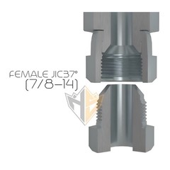 5/8” Hydraulic Hose Assembly – JIC 10F Swivel x JIC 10F Swivel (7/8-14) 3625 PSI