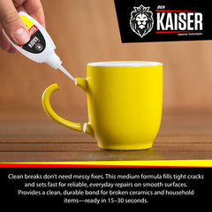 Der Kaiser Medium Cyanoacrylate (CA) Super Glue – 2 oz Bottle