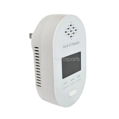 Portable 4-in-1 CO Detector with Smoke & Natural Gas, Plug-in Safety Alarm