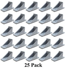 25 Pack Light Grey MINI Roof Guard Snow Sliding Ice Snow Stop Plastic