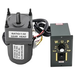 Variable Speed High Torque Gear Motor AC Electric Motor Controller 1:50 27 RPM