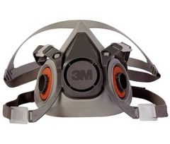3M 6000 Series Half Facepiece Reusable Respirator Mask 6200/6300 Medium/Large
