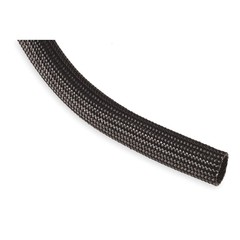 TECHFLEX FGN0.25BK10 Sleeving,0.250 In.,10 ft.,Black 2RLU1