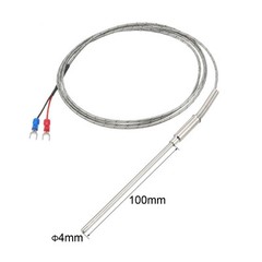 K Type Temperature Sensor Probe 1.5M Cable 4x100mm Probe Thermocouple