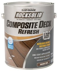 Rust-Oleum 350060 RockSolid Brown Tone Deck Refresh 1 gal