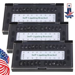10 Packs Dental Orthodontic Bracket Braces Ceramic MBT 022 with 3-4-5 Hooks