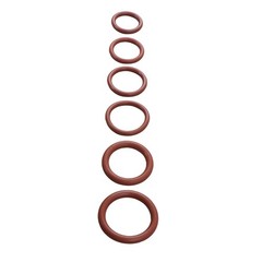 180 Pcs O-Ring Brown Metric FKM O-Ring Kit Fit High Heat Applications with Box