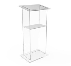 Plexiglass Clear Christian Lucite Church Pulpit Conference Lectern School Podium