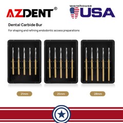 AZDENT Dental Endo-Z Tungsten Carbide Burs Shaping&Refining High Speed FG 1.6mm
