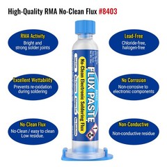 BEEYUIHF No Clean ROSIN Solder Flux Paste RMA Flux for Electronics 4PCS x 10mL