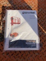 2021 SNORKEL TM16E 16’ ELECTRIC VERTICAL MAST DRIVABLE MAN PLATFORM LIFT