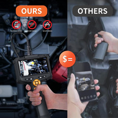 1080P HD Borescope Camera, IP67 Waterproof Endoscope with 8 Adjustable LED Light