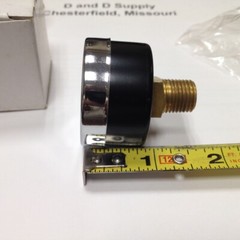 Pro-Source 2205002522JP, 1/4″, 0-200 PSI, Heavy Duty Compresser Pressure Gauge