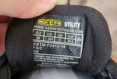 Men’s KEEN UTILITY Vista Energy Carbon Toe Work Sneaker Size 7.5 W Wide See Info