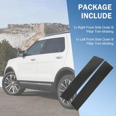 926-449,Driver and Passenger Side Glass Trim on B-pillar for Ford Explorer 11-16