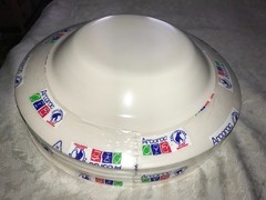 NOS Rare SET of 6 ARCOROC Off-White HOTELIERE 11¼”Diam Large Rim PASTA Soup BOWL