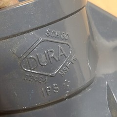 Dura 1-1/4 in. IPS Threaded Sch. 80 PVC Threaded 90 Degree Pipe Elbow
