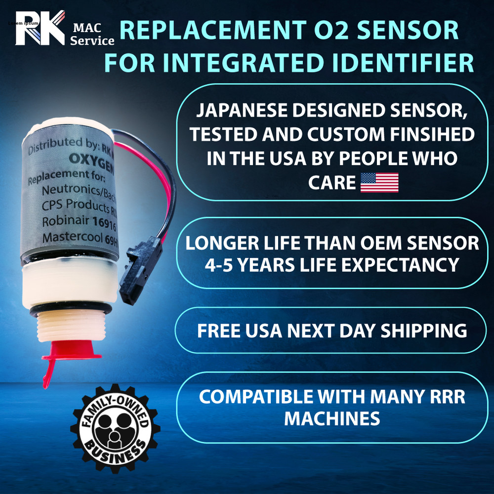Direct Replacement O2 Sensor for Robinair 16916