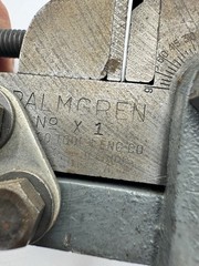 Vintage Palmgren No. X1 Tilting Machinist Drill Press Vise Made In USA