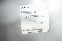 Brother F2S45N025-NSP Right Angle Gear Reducer 2hp 25:1
