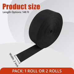 148Ft HVAC Duct Strap, Tight-Weave Nylon Duct Support Webbing, Heavy Duty Duct H