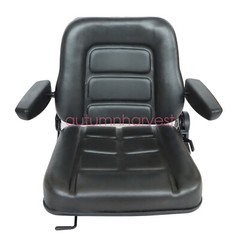 Universal Lawn Mower Tractor Seat Forklift Seat Adjustable With Armrest