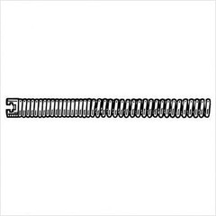 Drain Cleaning Cable, 5/16 In. x 25 ft. 8 mm x 7.6 m, Silver