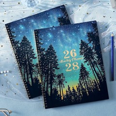 Monthly Planner 2026-2028 – 2 Year 2026-2028, 9″ x 11″, Blue