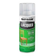 Rust-Oleum 1906830 Lacquer Spray Paint, 11 oz, 11 Ounce (Pack of 1), Clear,Spray