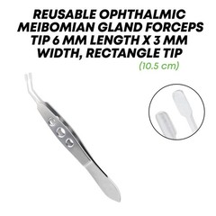 Meibomian Gland Forceps Expressor Tweezer Flap 3×6 mm Ophthalmic Instruments