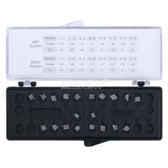 AZDENT Dental Orthodontic Ceramic Braces Bracket Roth MBT 0.018/.022 Hooks 3-4-5