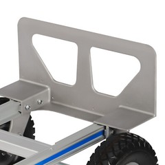 Aluminum Alloy Hand Truck Cart Heavy Duty Dolly W/ Rubber Wheels 440lbs/500lbs