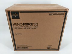 Medline MDS630MSQ Hemo-Force Sequential Medium DVT Thigh Sleeves 1 Pair