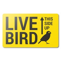 Officesmartlabels Live Bird Labels 5 X 3 – 300 Labels Live Bird Stickers