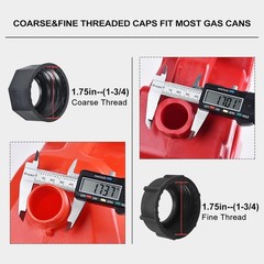 Gas Can Spout Replacement Kits, Nozzle with Seals for 1/2/5/10 Gallon Oil Cans