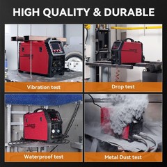 200A MIG Welder Gas /Gasless/Flux Core /Stick/Lift TIG 6IN1 Spot Welding Machine
