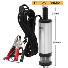12V Mini Refueling Submersible Diesel Electric Fuel Water Oil Transfer Drum Pump