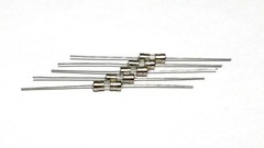 LOT OF 5 NEW T15A250V 3.6mm x 10mm 15A 250V SLOW BLOW AXIAL PIGTAIL FUSES