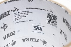 New Zebra 8000T VOID LABEL Silver 10028066 3″ W x 2″ L 2635 Labels Ships FREE